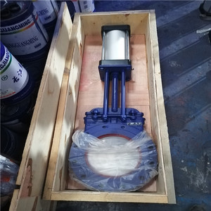 AC220V DN50 304 dao Van cổng thép không gỉ ANSI mặt bích Thiết bị truyền động điện tăng gốc wcb <span class=keywords><strong>API</strong></span> khí nén dao Van cổng - Product Image 5