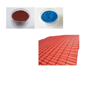 Factory price of fine powdered iron oxide red/yellow/black/brown color enhanced mulch pigments