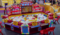 Machine de jeu de voitures tamponneuses multijoueur Bumper Party pour 8 joueurs, jeu d'arcade à monnayeur avec système de récompense pour centre commercial
