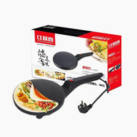 Crêpière Électrique Multifonction Portable Antiadhésive pour la Maison, Mini Machine à Crêpes et Œufs