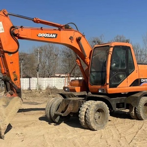 Excavadora de Ruedas Doosan DH150W Usada, 70KW, Cucharón de 0.7m, Bomba de Engranajes PLC, Componentes Centrales de Rodamientos, Envío Global Rápido - Product Image 3
