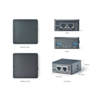 Carte de développement mini routeur RK3568 NanoPi R5C 2 Go/4 Go USB-C pour double port Ethernet Gbps, boîtier métallique, dispositif passerelle IoT