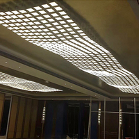 Lustre de luxe restaurant haut cell lumière hôtel lustre lumière pour hauts plafonds