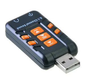 2023 HG vendita calda USB Channel 8.1 scheda audio scheda audio USB2.0 adattatore audio stereo usb di alta qualità