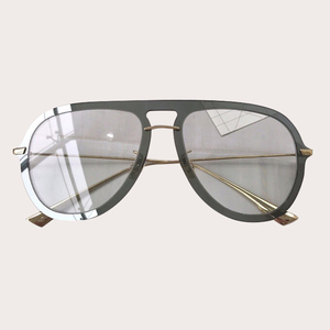 Caliente de ojo de gato gafas de sol hombres mujeres superior plano espejo de lujo gafas de sol para las mujeres de la marca de - Product Image 2