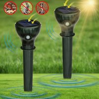 Répulsif solaire pour animaux, étanche IP65, ABS, écologique, pour jardin, ferme, taupe, gaufre, serpent, 600-800, nouveauté 2025