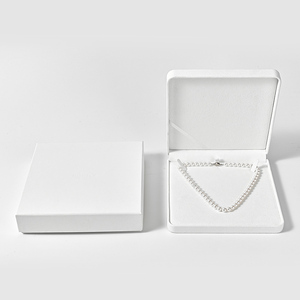 FANXI Wholesale <b>White</b> Square Microfiber Jewelry Packaging <b>Box</b> Custom Logo <b>Gift</b> Earring Pendant Quality Velvet Jewelry Packing - Product Image 2