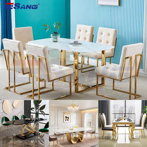 ESANG usine OEM table basse de salle à manger de luxe cadre en acier inoxydable pieds de canapé meubles en métal - Product Image 5