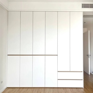 Simple Modern Bedroom <b>Wardrobe</b> for Apartments with Segmented Door Panels - Product Image 1