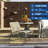 Ensemble de meubles de jardin modulaires en rotin PE pour terrasse, élégant, durable, résistant aux intempéries, canapés de jardin, canapé d'extérieur
