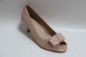 Kadınlar İçin Serpantin Desenli Papyon Detaylı Sivri Burun Kalın Topuklu Ayakkabılar Büyük Beden Yüksek Topuklu Abiye Ayakkabılar Günlük Rahat Giyilebilir Ofis Ayakkabıları - Product Image 3