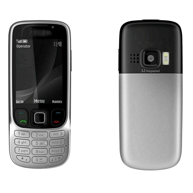 T6 2.8-Inch Screen Large Battery Feature Phone 2 Sim Card 2G Keypad Camera FM SOS-French Operating Free Shipping China