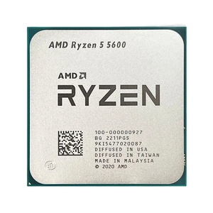 Processeur CPU AMD R5 5600 3,5 GHz 6 cœurs 12 threads 7 nm L3=32 Mo Socket AM4 Neuf et sans refroidisseur - Product Image 2