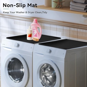 <b>Silicone</b> Rubber Dryer Washer Covers Non-Slip Heavy Duty <b>Waterproof</b> Top Protector Mat Pad <b>Silicone</b> Washer and Dryer Covers - Product Image 6
