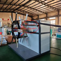 Máquina para Tubería Corrugada de Plástico TONGSANHEGU de 50 mm, Línea de Producción de Extrusión de Tubería HDPE DWC de 40-110 mm