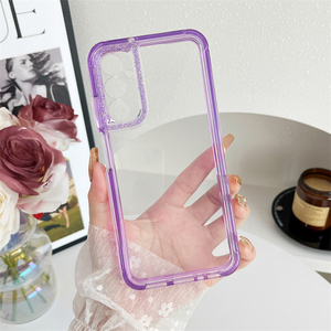 เคสโทรศัพท์ทีพียูมีกรอบด้านหน้าแบบใสมีกลิตเตอร์สำหรับ Reno 11F <span class=keywords><strong>5G</strong></span> 12 Oppo A59 <span class=keywords><strong>5G</strong></span> - Product Image 4