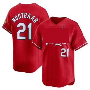 Maillot de football cousu pour hommes 2026 en gros, St. <span class=keywords><strong>Louis</strong></span> <span class=keywords><strong>21</strong></span> # Nootbaar 28 #   Arenado 4 # Molina 41 # Burleson 40 # Maillot de baseball américain Contreras - Product Image 2