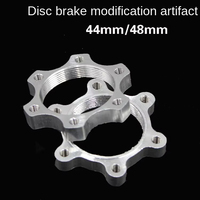 44mm/48mm vélo vélo roue libre fileté moyeux disque frein à disque Rotor 6 boulons bride adaptateur