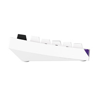AKKO Mineral 01White VIA OEM Mechanical Keyboard 75% Layout RGB Backlit CNC Aluminum 1000Hz Rapid Disassemble Gaming Keyboard