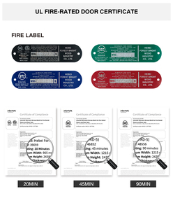 Porte personalizzate in legno massello 45 min tagliafuoco e porte ferroviarie - Product Image 2
