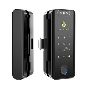 TaiChen G01pro Cerradura inteligente para puerta de vidrio Identificación facial/huella digital/código/tarjeta/llave cerradura de puerta de oficina compatible con llave electrónica - Product Image 1