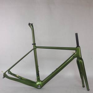 Disc <b>Frame</b> Thru Axle 142mm Available Gravel 700C Carbon Bike <b>Frame</b> Gravel Di2 Carbon Cyclocross <b>Frame</b> <b>Paint</b> YS3203 GR029 - Product Image 1