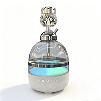 Coffret Cadeau Luxe de Chicha en Plastique avec Finition Givrée