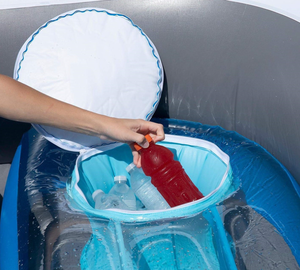 Tappetino Gonfiabile Galleggiante Quadrato/Ovale in PVC di Alta Qualità, Spessore 25cm, Prezzo di Fabbrica Waterhan, per 6 Adulti, Ideale per il Mare - Product Image 4