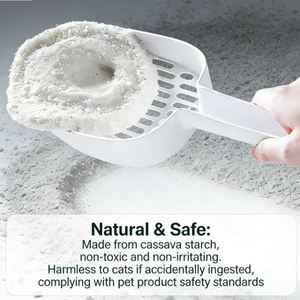 Fast Delivery Natural Dust-Free Biodegradable Flushable Instant Clumping Eco-Friendly 6L Plant Cassava Cats Litter <b>Sand</b> - Product Image 3