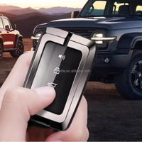 Nouvelle conception de coque de clé de voiture en alliage de zinc pour accessoires GWM Tank 300