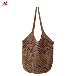 Women's Large Capacity <b>Bag</b> Fashion Leisure New Hollow <b>Straw</b> Shoulder <b>Bag</b> Lazy Wind for Holidays and Beaches RTS Bulk Mixed Order - Product Image 1