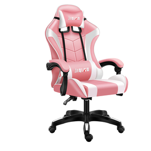 Hot Sale Mewah Game Silla Gamer Komputer Kursi Pijat PU Kulit Hitam Putih Pink Scorpion Racing Game Kursi