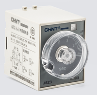 Relais temporisé réglable JSZ3A-D 220V, 2NO 2NC, 8 broches, AC220V/DC24V, pour le contrôle de l'automatisation industrielle