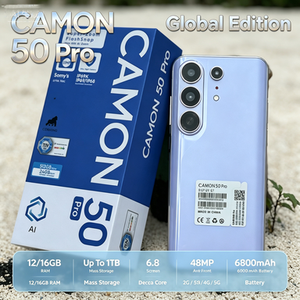 สมาร์ทโฟน CAMON 50 Pro AI ปลดล็อค 5G ความจุ 512GB แรม 16GB โทรศัพท์มือถือทั่วโลก - Product Image 2