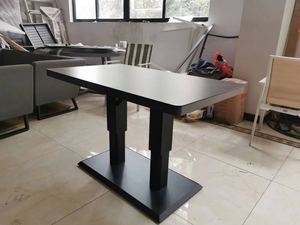 Pieds <span class=keywords><strong>de</strong></span> table élévatrice robustes et modernes avec mécanisme manuel et hauteur réglable pour usage hospitalier et hôtelier - Product Image 6