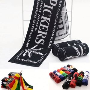 Serviette de sport et de gym en coton 100% avec logo personnalisé, imprimé jacquard à trois couleurs, fil teint - Product Image 2