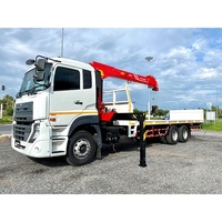 Grue montée sur camion 8 tonnes, flèche télescopique rigide, couple de levage élevé, boîte de vitesses, pompe moteur SPS17500 SPS17500B SPS16000 SPS16000A
