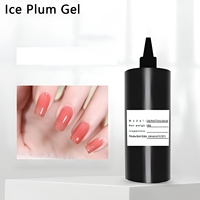 Gel UV pour ongles, marque propre OEM, logo personnalisé, gel prune glacée, 1 kg, grand baril, 24 couleurs au choix, fournitures pour ongles pour les professionnels