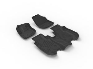 Binzhi XRV HRV แผ่นรองพื้นรถยนต์หรูหรากันน้ำ3D ทนทานต่อการสึกหรอ TPE สำหรับ ATS VEZEL โมเดลแจ๊ส - Product Image 2