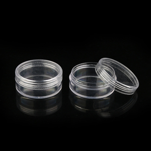 <span class=keywords><strong>Mini</strong></span> nhựa mỹ phẩm container rỗng Jar với nắp - Product Image 1
