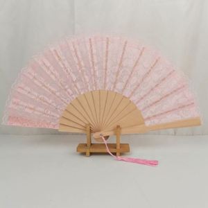 Abanicos Plegables de Madera de 23 cm al por Mayor, Recuerdo, Regalo, Invitación de Boda, Abanicos de Encaje para Baile, Fiesta y Eventos - Product Image 3