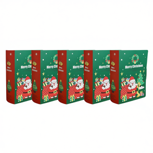 Scatole Regalo in Carta Multicolore a Tema Babbo Natale per Libri di Storie - Buon Natale D0100HAMF1Y - Product Image 1