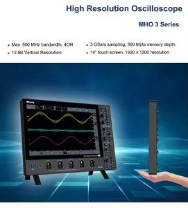 Osciloscopio Micsig Serie <span class=keywords><strong>MHO</strong></span>, velocidad de muestreo de 3GSa/s Profundidad de memoria de 500 Mpts 4Ch, de 350/250/360 MHz, de la serie <span class=keywords><strong>MHO</strong></span>, de la serie - Product Image 3