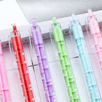 Stylo à bille transparent à motif labyrinthe, léger, pour promotion et cadeaux d'entreprise