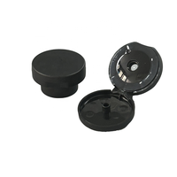 Forme de champignon de couleur mélangée 24-410 avec capuchon supérieur rabattable à surface mate pour bouteilles en plastique Squzze produits de soins personnels
