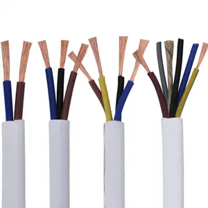 2/3/4/5Pin Polyvinyl chloride Sheathed cable 14AWG RVV 300/300V square meter copper DC Power cables extend RVV wire