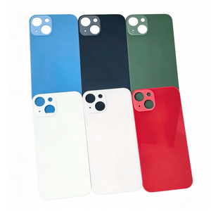 เคสกระจกหลังคุณภาพดีสำหรับ iPhone 13 13 mini ฝาหลังกระจก รูกล้องใหญ่ อะไหล่ซ่อมฝาหลัง - Product Image 3