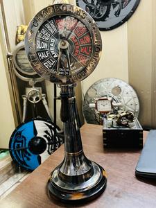 Antique Brass Polished Metal Pin Telegraph Decorative Craft Table Ornament <b>Vintage</b> <b>Desk</b> Display Gift - Product Image 6