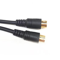 1,5M 4-Pin S-Video Kabel Stecker auf Stecker Mini-DIN Verlängerungskabel Vergoldeter Anschluss für Heimkino DVD-Player
