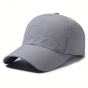 Custom Outdoor Summer Quick-Drying <b>Sunscreen</b> & Breathable Quick Dry Hats Embroidery Logo Perforated Soft Baseball Cap - Product Image 5